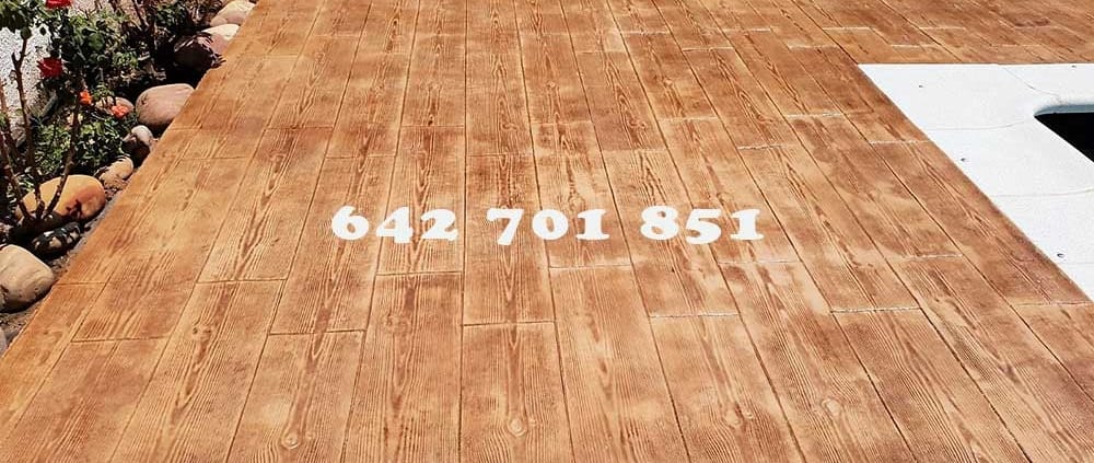 Obra de Hormigón impreso en Noblejas