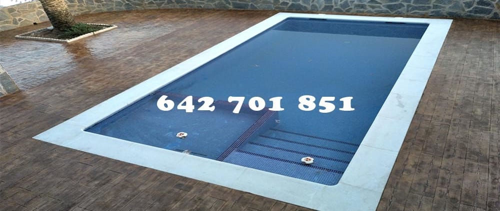 Obra de Hormigón impreso en Santa Olalla Toledo