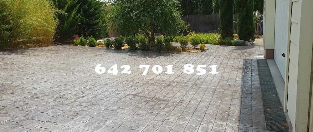 Obra de Hormigón impreso en Segurilla Toledo