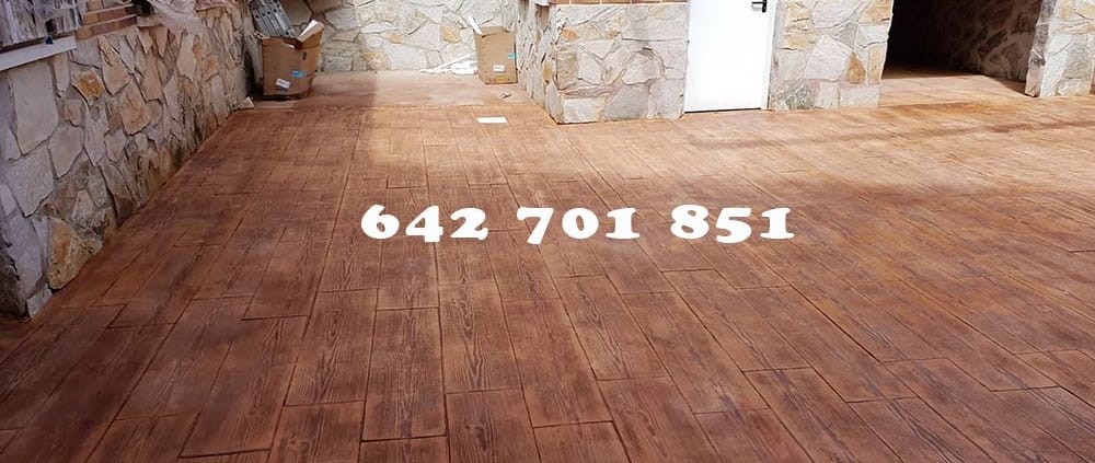 Obra de Hormigón impreso en Talavera de la Reina