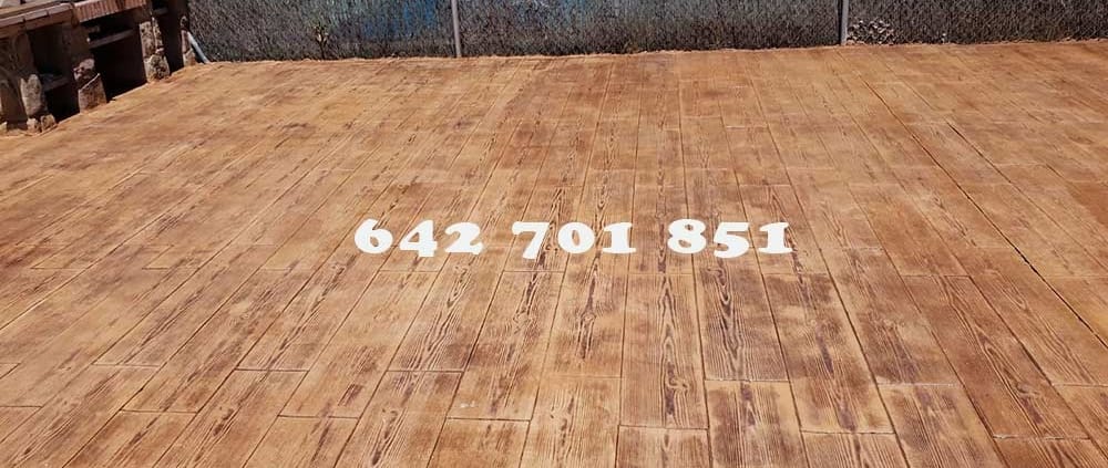 Obra de Hormigón impreso en Yepes Toledo