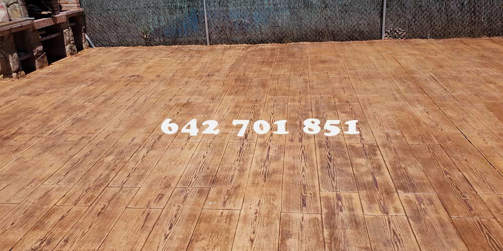 Obra de Hormigón impreso en Yepes Toledo