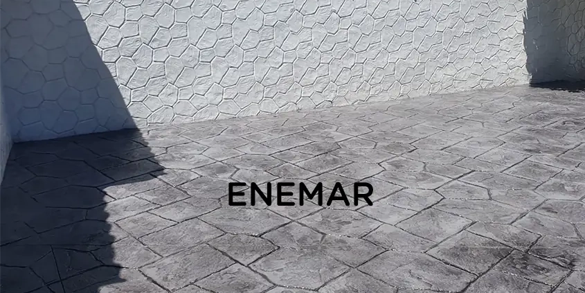 Obra de hormigón impreso en Las Hunfrías