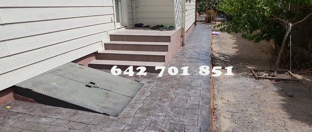 Obra Hormigón impreso en Cobeja Toledo