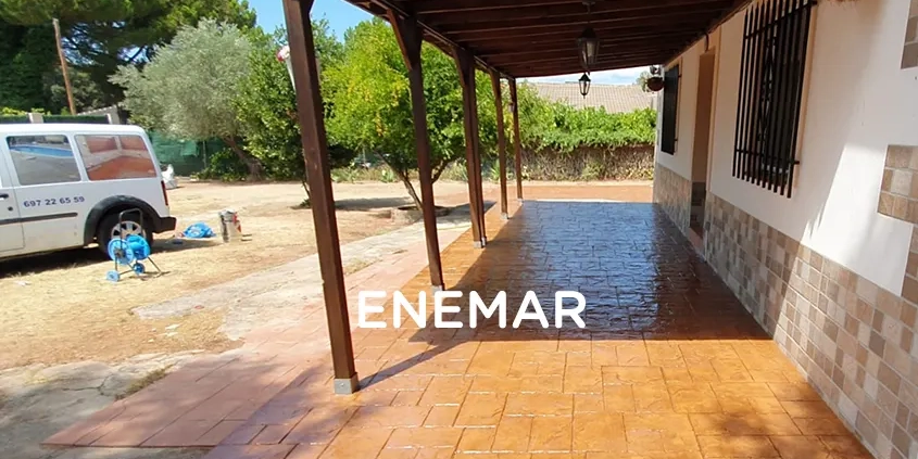 Obra de hormigón impreso en Hormigos