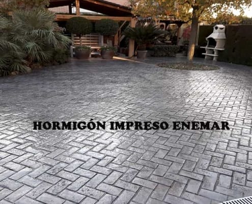 Obra Hormigón impreso Illescas Toledo