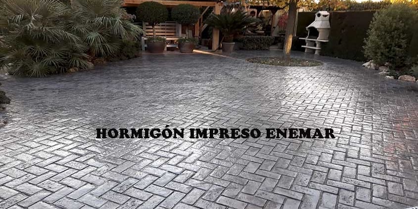 Obra Hormigón impreso Illescas Toledo