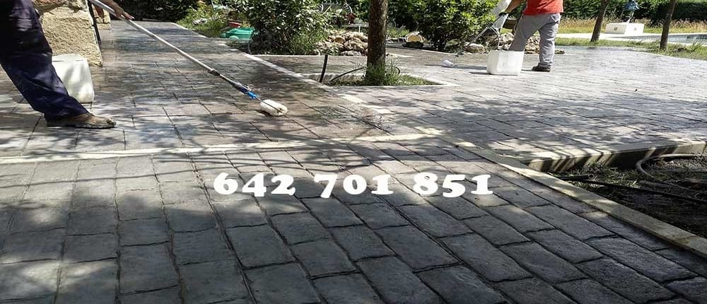 Hormigón impreso en Almendral de la Cañada