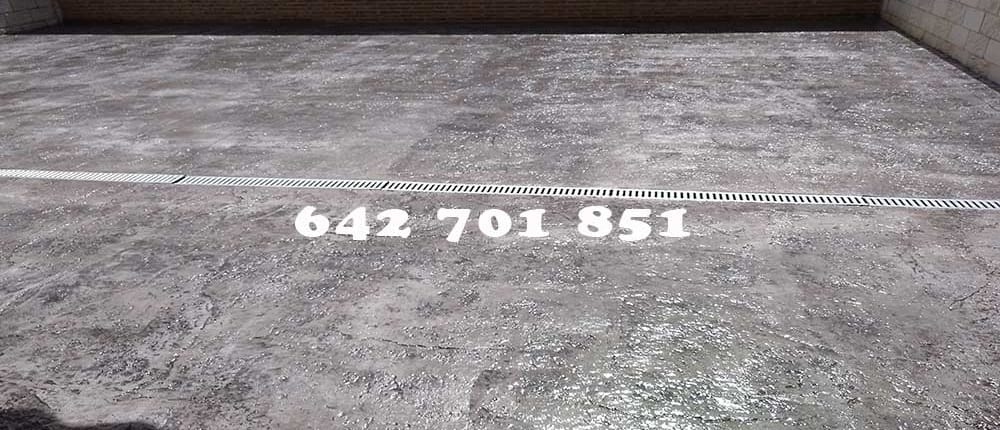 Hormigón impreso en Las Vegas Toledo