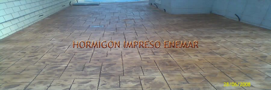 Obra Hormigón impreso en Cardiel de los Montes Toledo