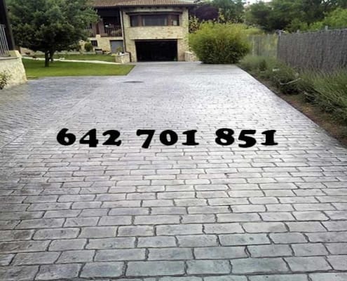 Hormigón impreso Toledo Obra de Hormigón impreso en Toledo